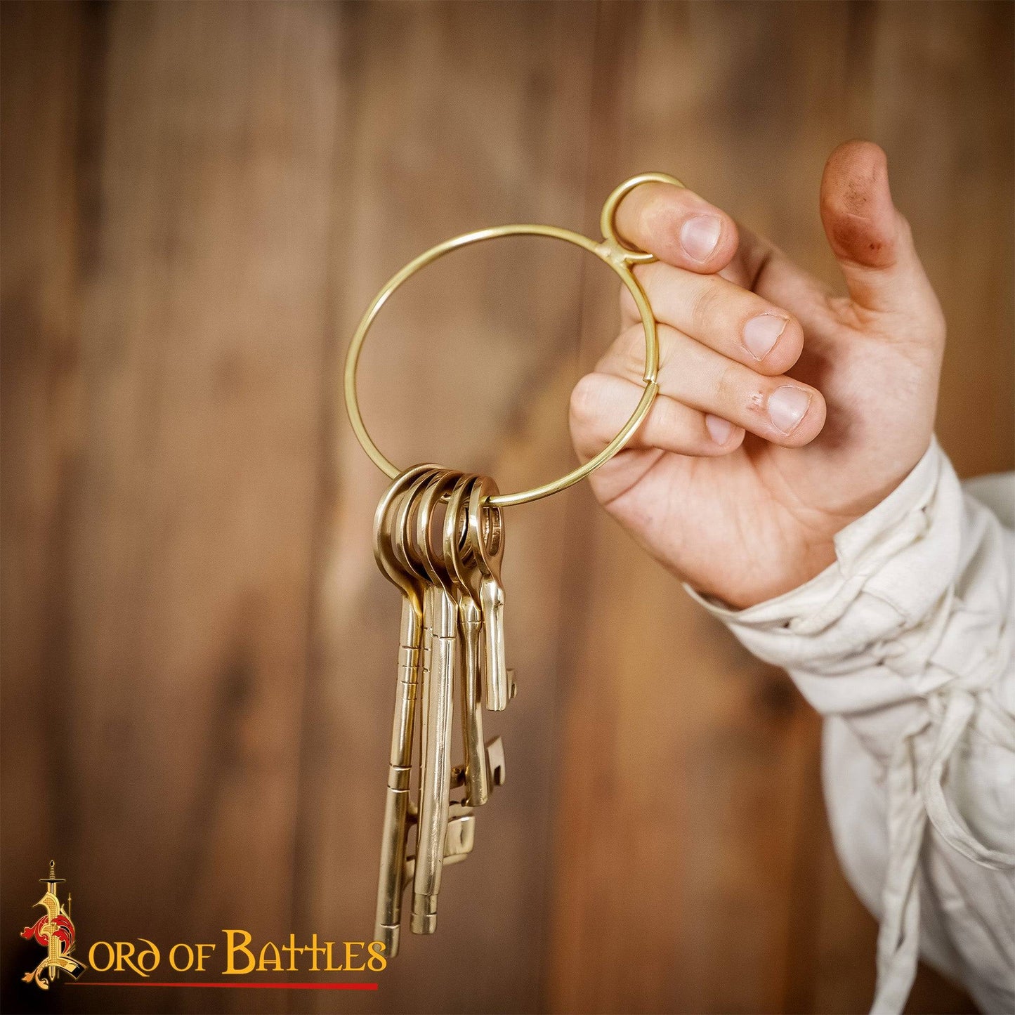 Brass Keys on a large brass ring