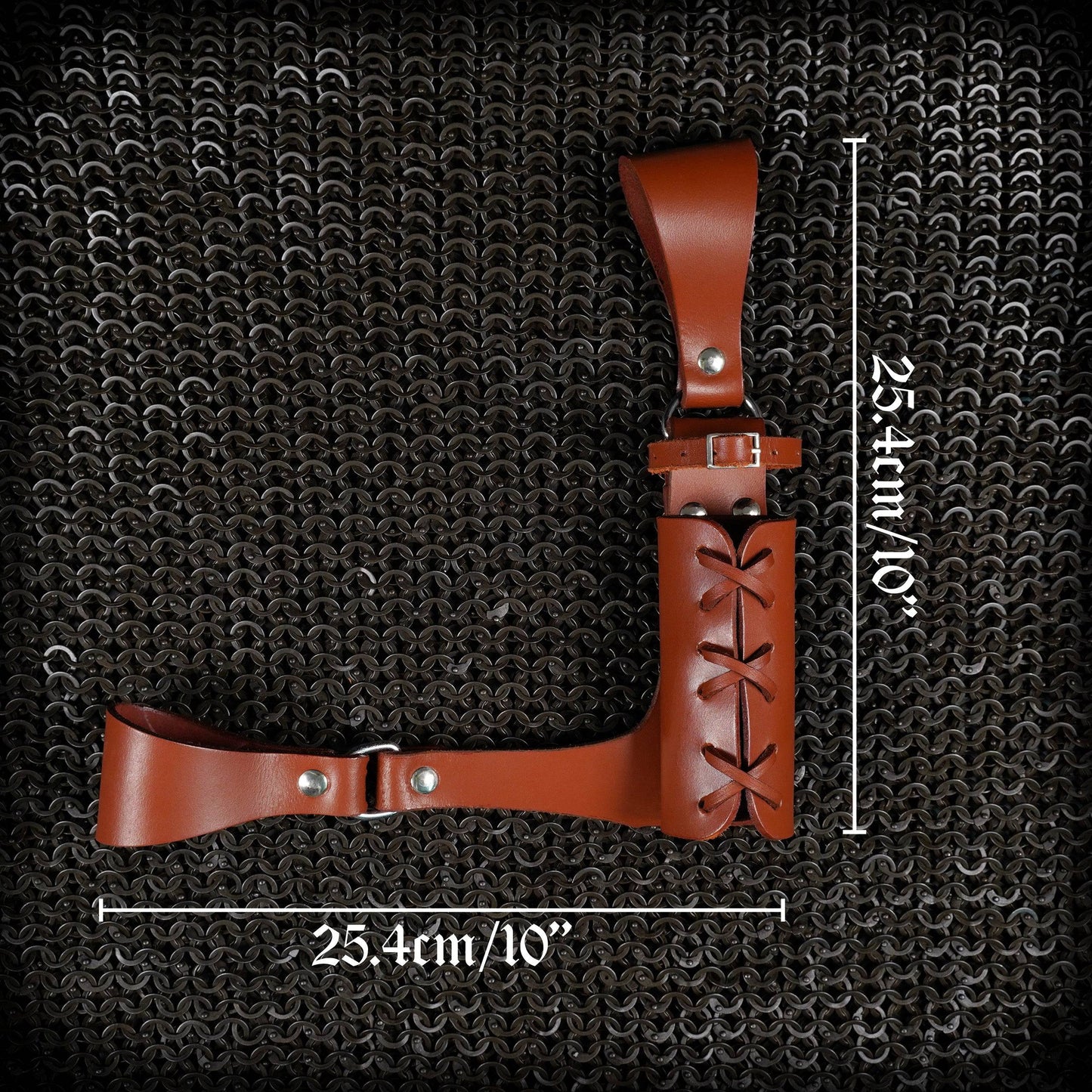 Full grain Leather Sword Frog for Left or Right Handedness