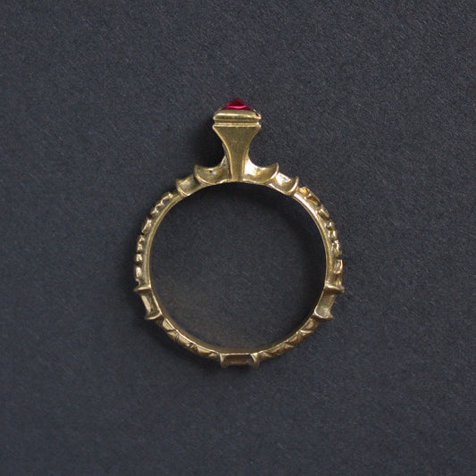 Medieval Ruby Ring Circa 1400