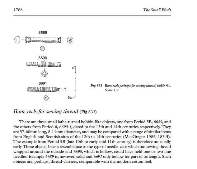Large Wooden Spools - Thread Reels, Bobbins (set of 2)