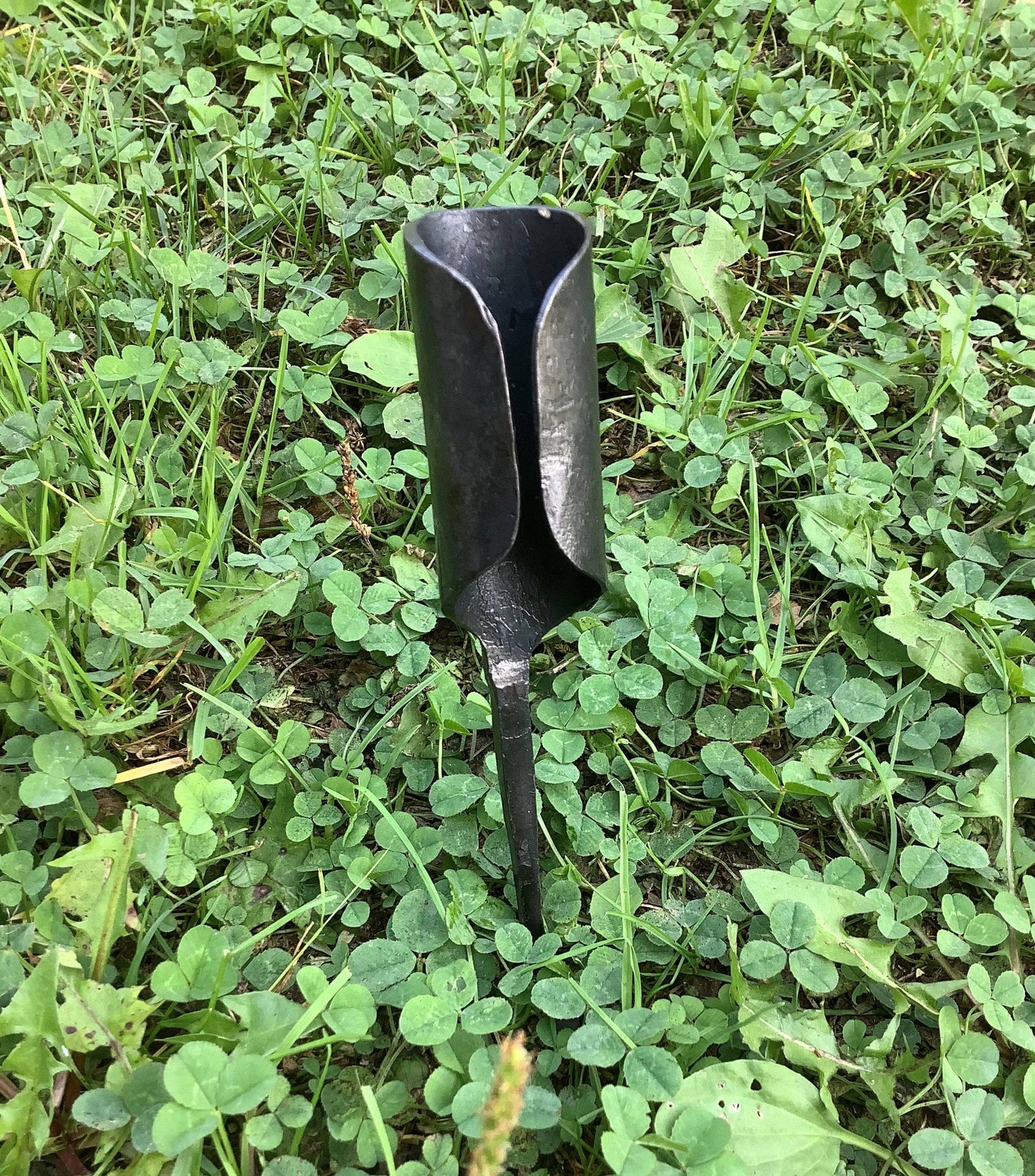 Forged Iron Candle Holder