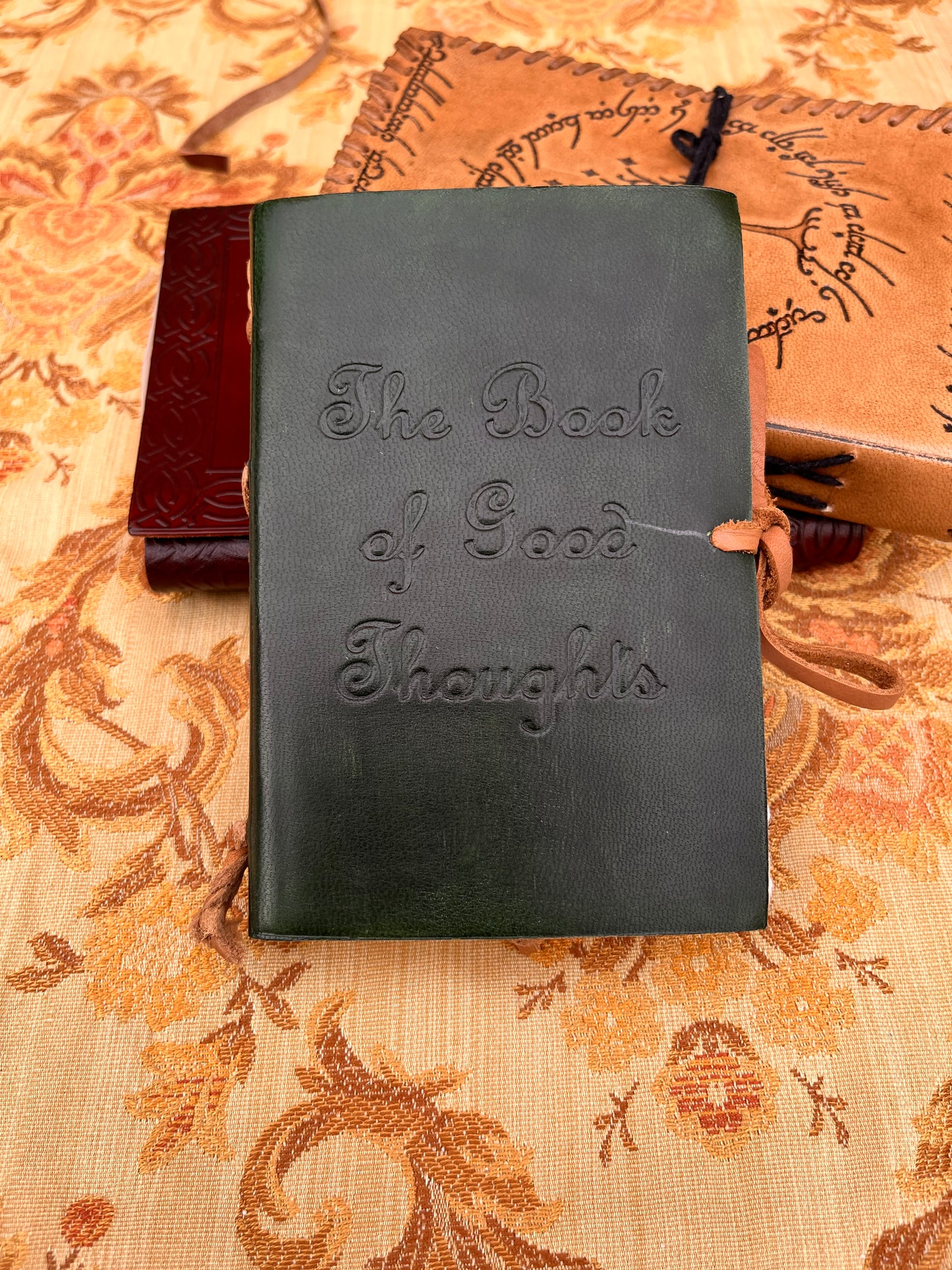 Book of Good Thoughts - Green Leather Journal