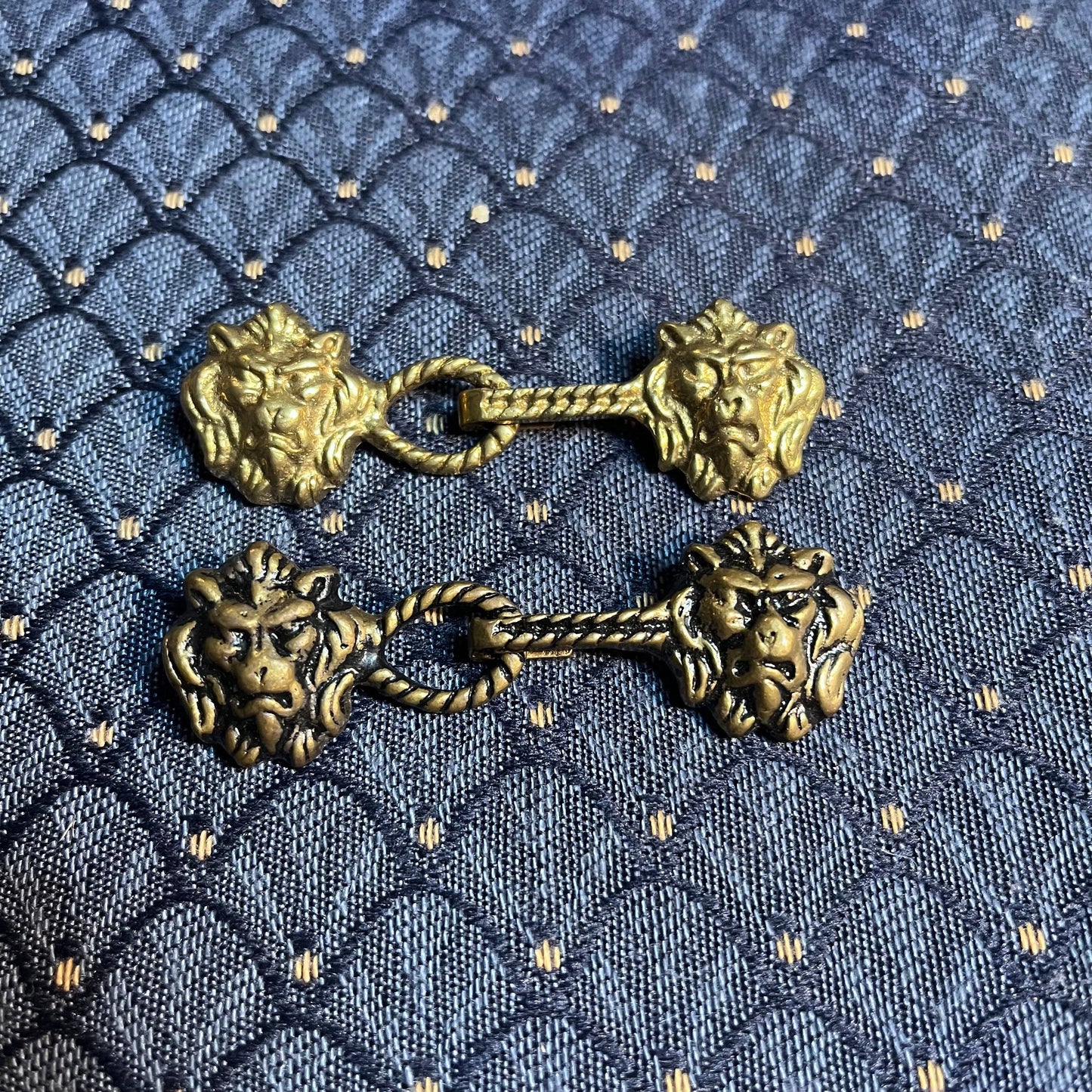 Lion Cloak Clasps - Renaissance Design
