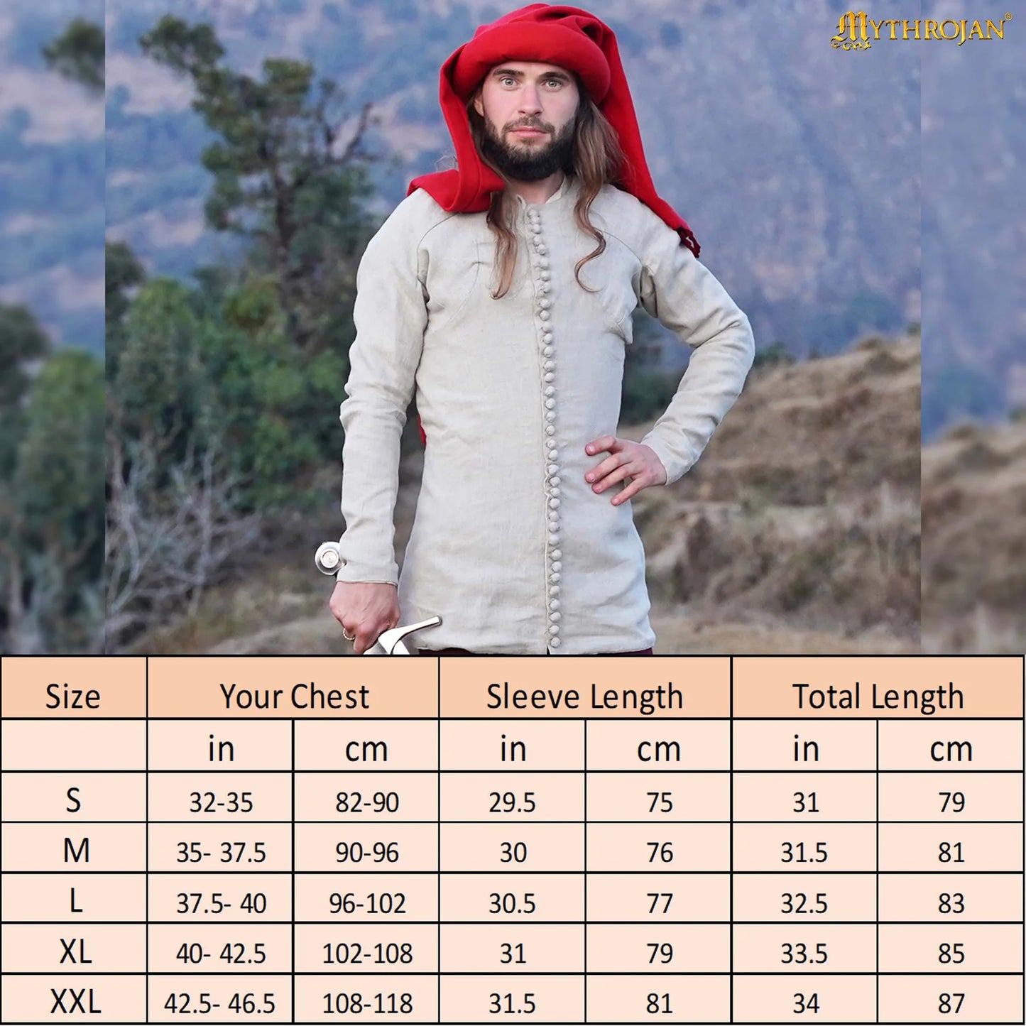 Charles De Blois Pourpoint in Linen or Wool