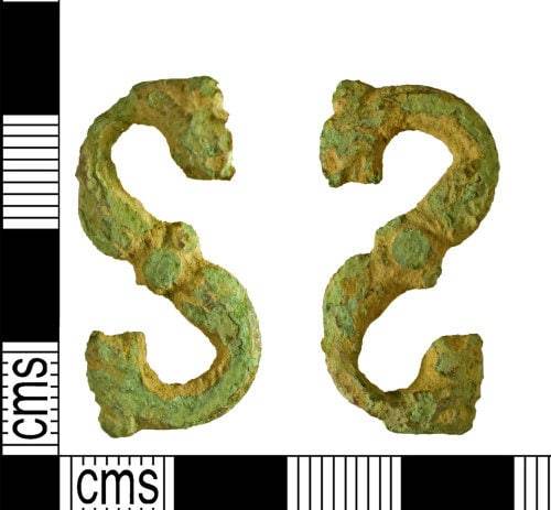 Brass Snake Hooks for Renaissance Rapier Belts