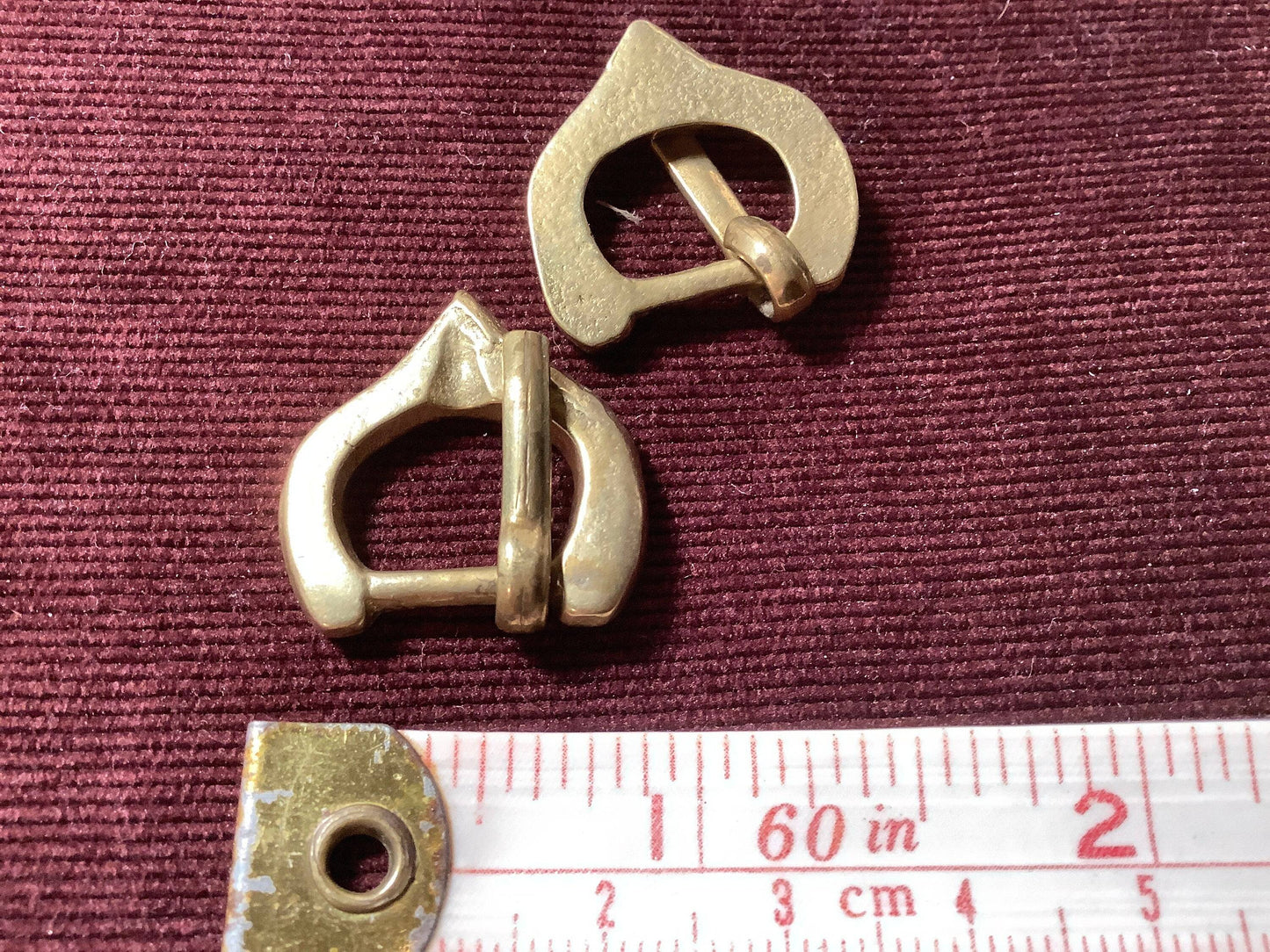 Small Pointed Buckle, (set of two)