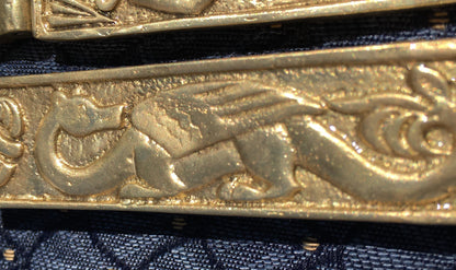 Medieval Dragon and Phoenix Belt Buckle