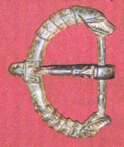 Boucle viking avec têtes d'oiseaux - trouvaille du 9ème siècle