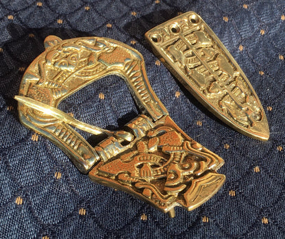 Birka Viking Buckle Set - Replica buckle and strap end