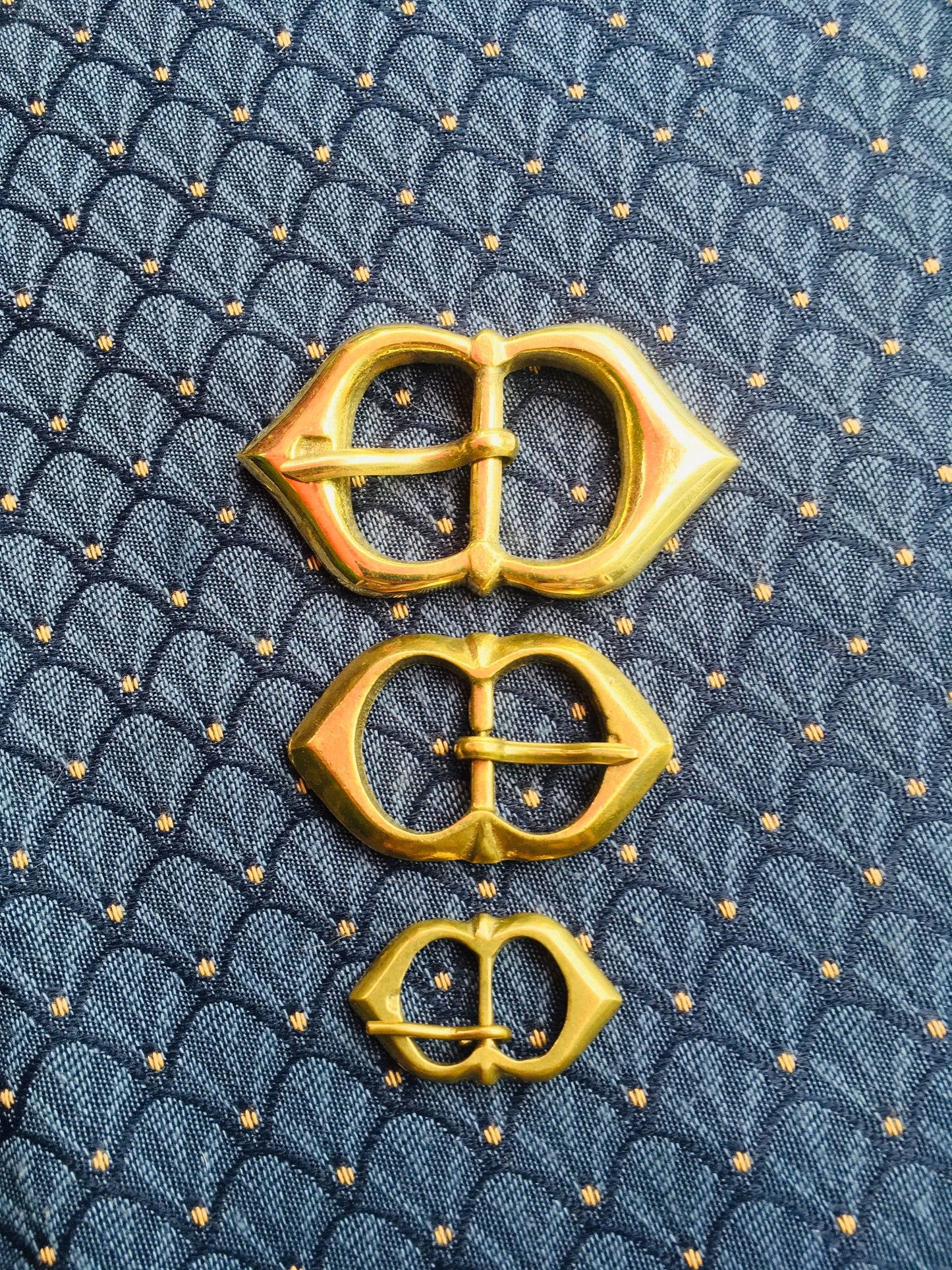 Boucle en laiton Médiévale / Renaissance (lot de 2)