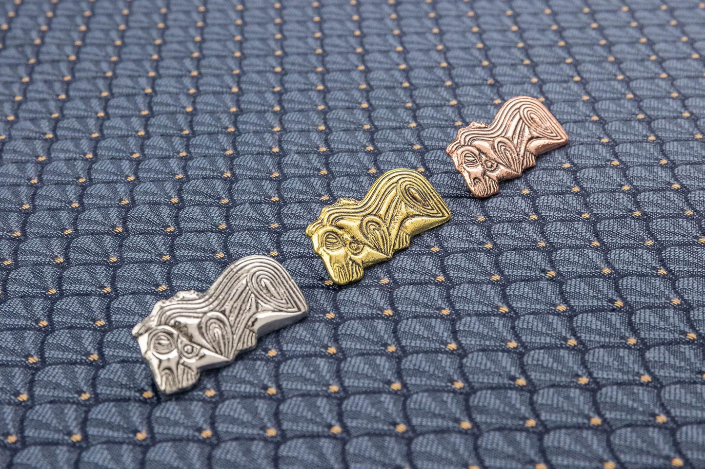 Anglo-Saxon Sleeping Horse Mounts or Brooch