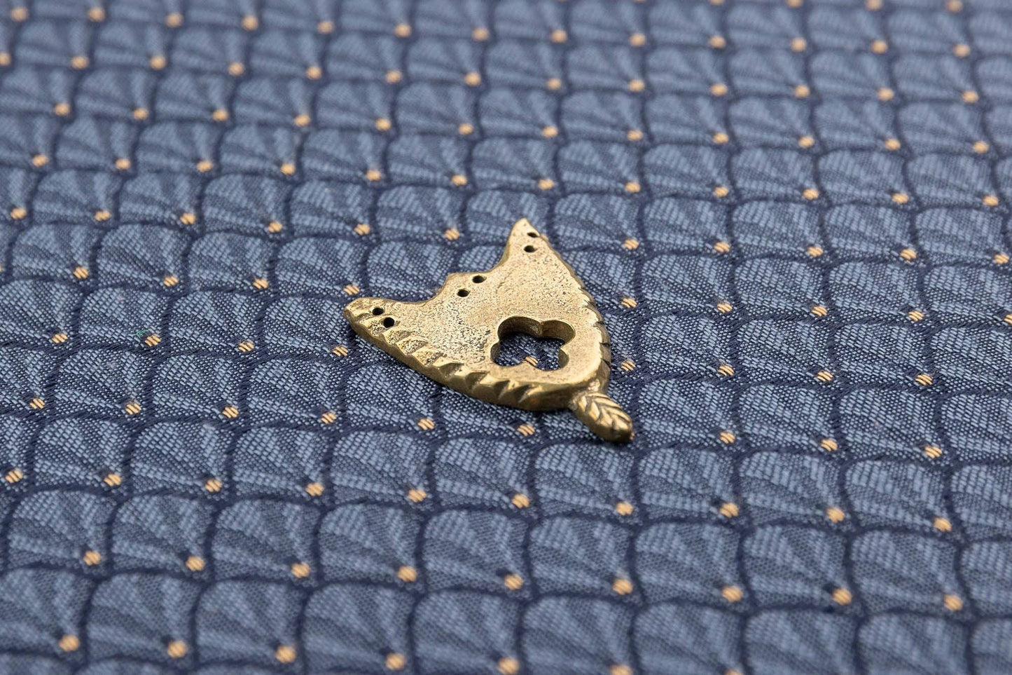 Wide Medieval Belt End with Quatrefoil