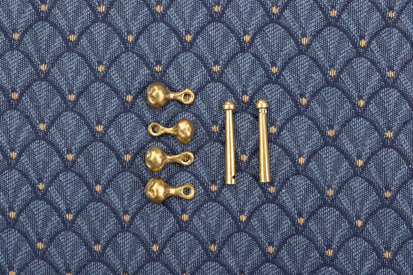 Aiglets Round Tip, medieval points, for adding to laces (set of 2)