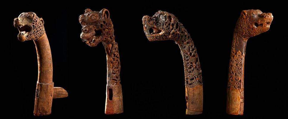 Hair Pins and Leather Wrap