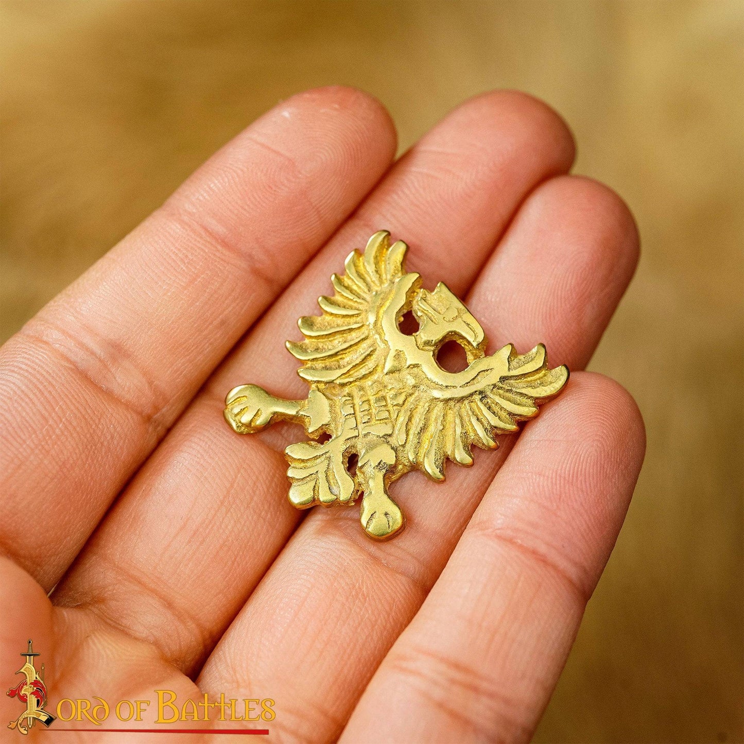 Brass Eagle Belt Hardware (set of 4)