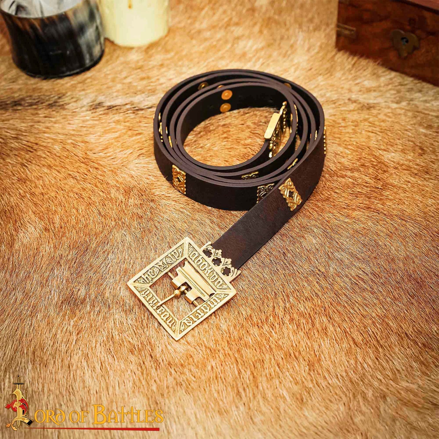 15th Century Belt with a square buckle