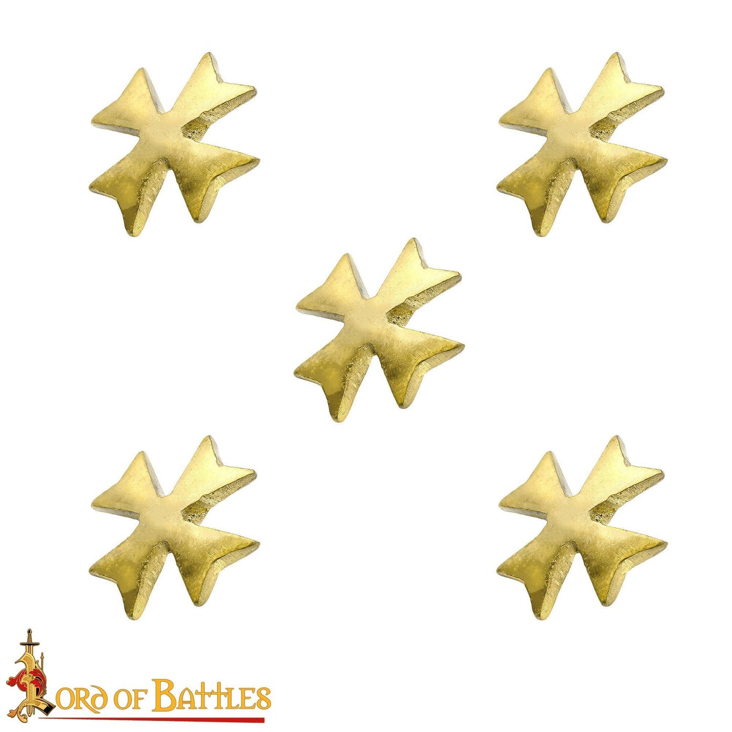 Supports médiévaux croix de Malte (lot de 4)