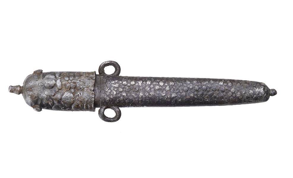 Post Medieval Needle Case Silver Finish