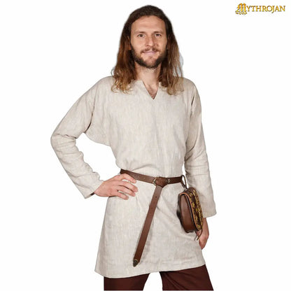 Men's Linen Tunic - Early Medieval Style and Comfort