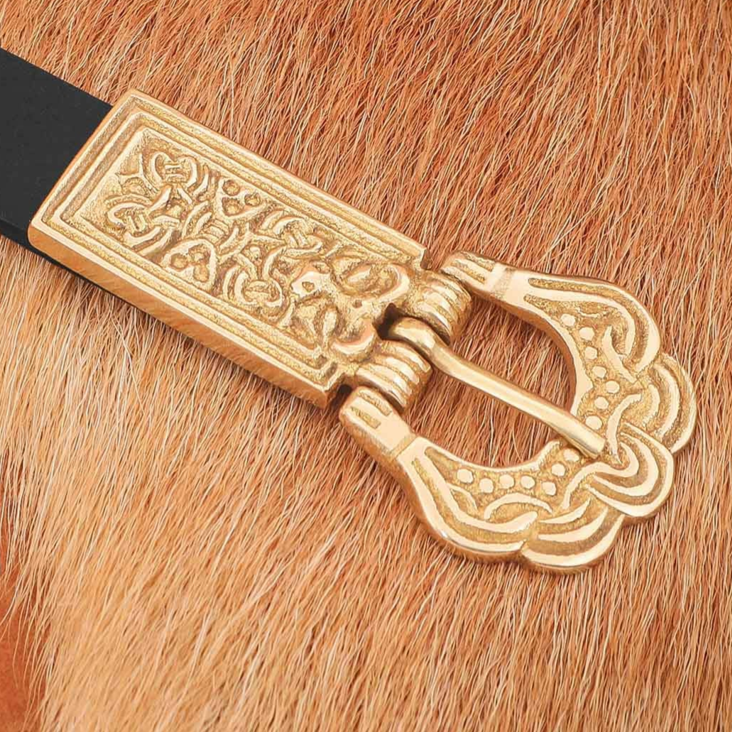 Brass Belt Buckle for Viking Reenactment - 10th century