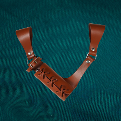 Full grain Leather Sword Frog for Left or Right Handedness