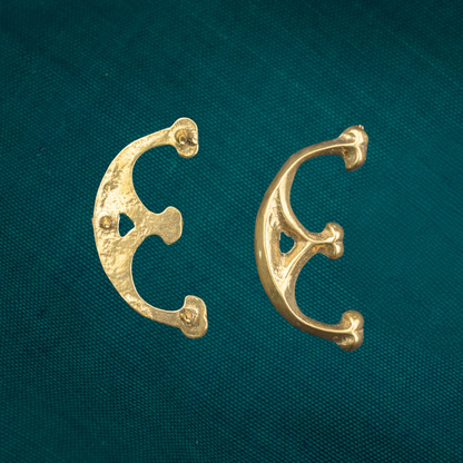 Kidney Shaped Purse Fittings - small (set of two)