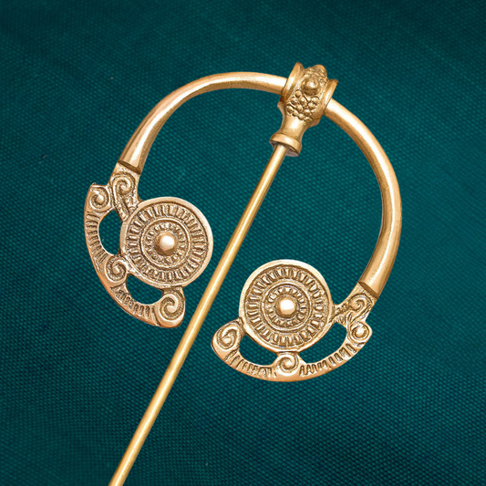 Goldsborough Hoard Replica Broche en laiton massif