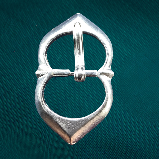 Silver Buckle Medieval Style (3 sizes) (set of 2)