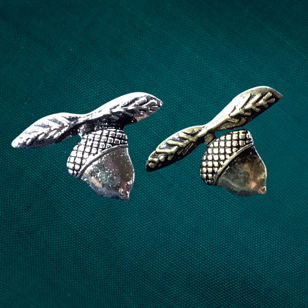 Acorn Belt Mounts (set-4), belt decorations