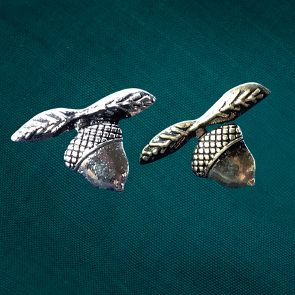 Acorn Belt Mounts (set-4), belt decorations