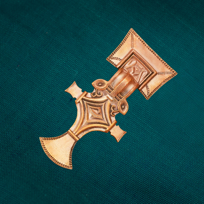 Early Anglo Saxon Square Headed Cruciform Bow Brooch from Essex, England