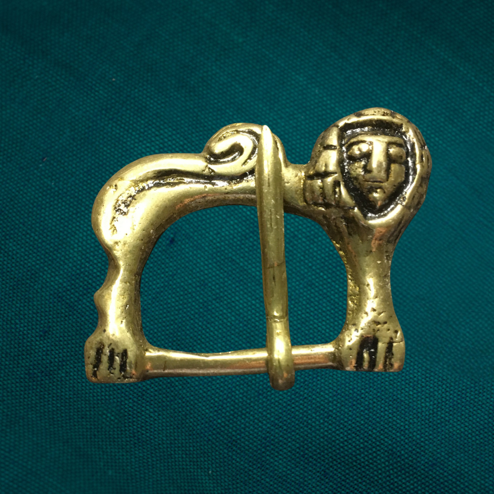 Norman Lion Buckle for 1 inch Wide Belts
