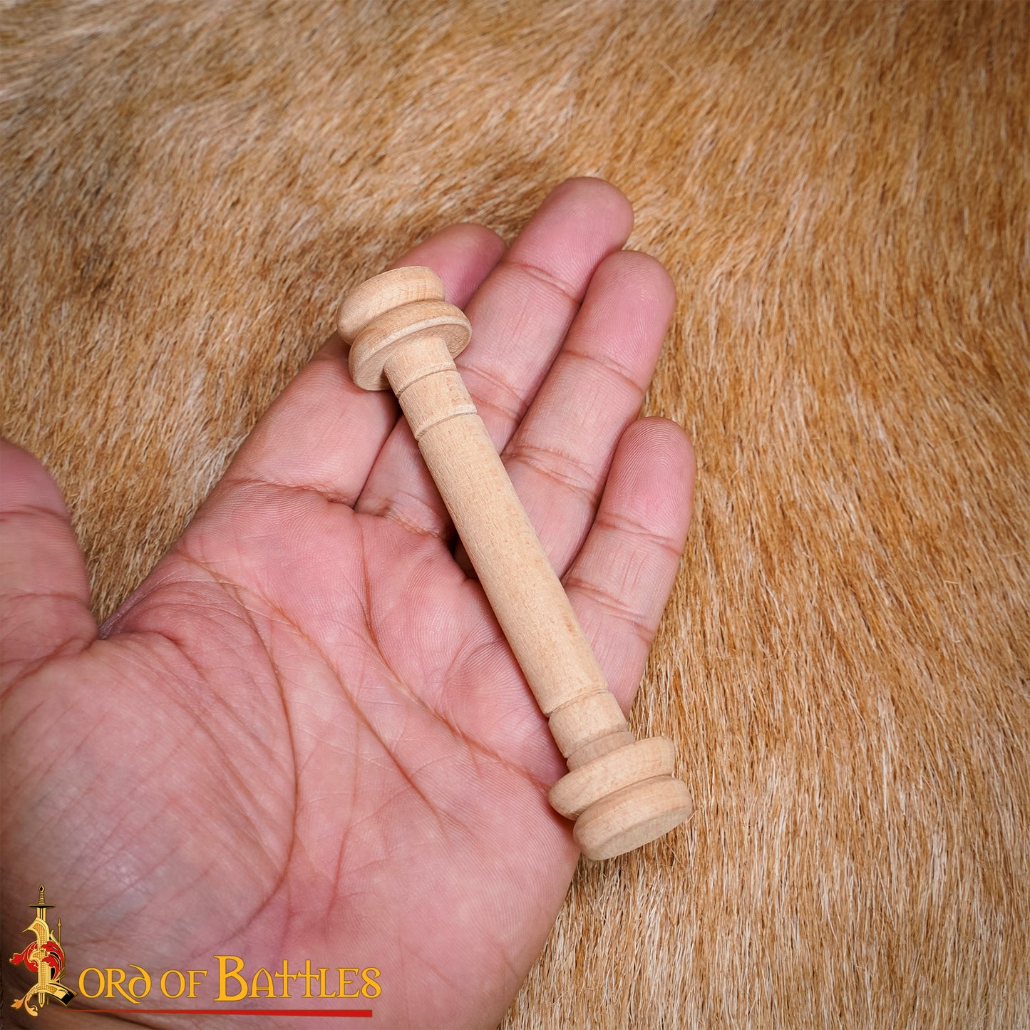 Large Wooden Spools - Thread Reels, Bobbins (set of 2)