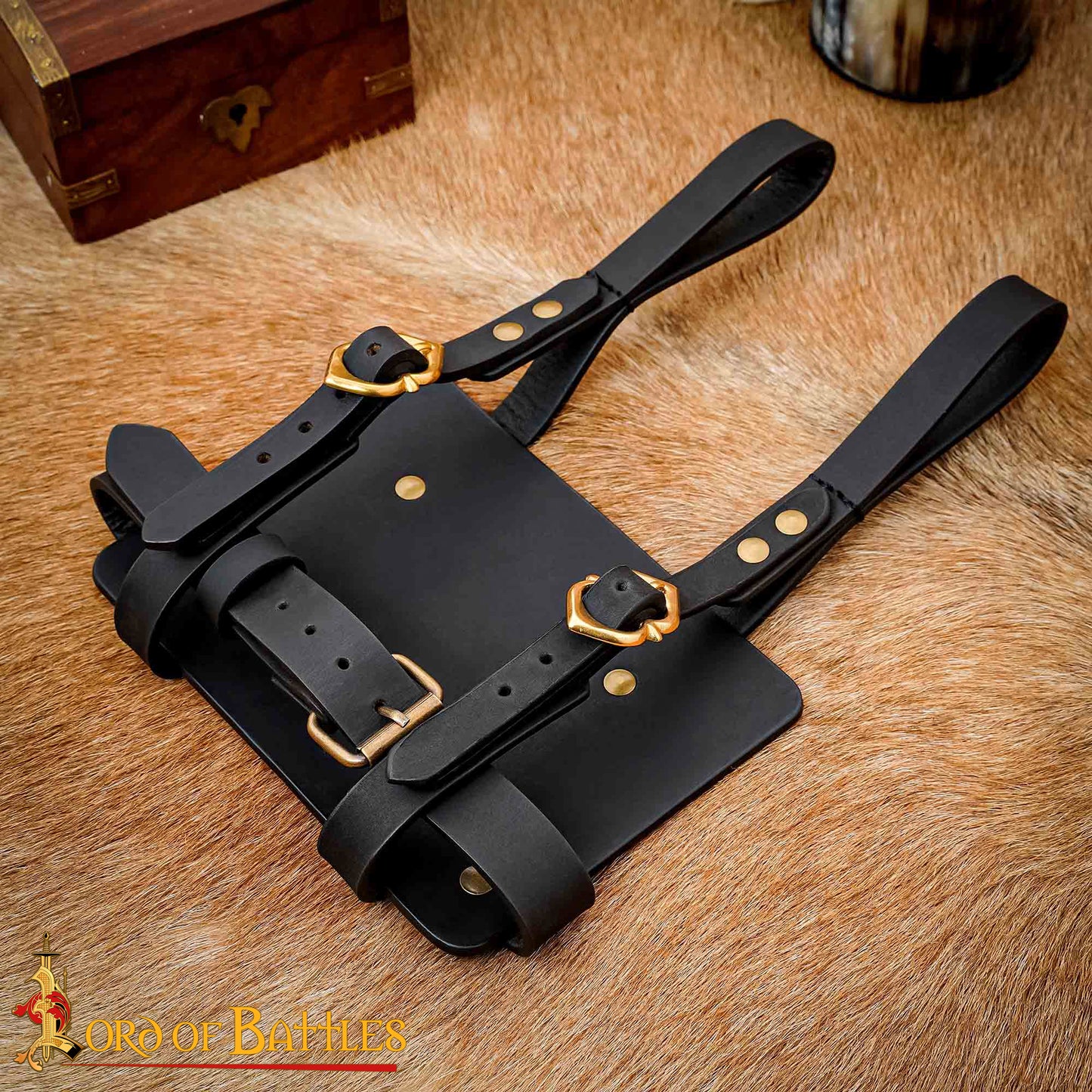 Belt Hanging Book Carrier in Leather