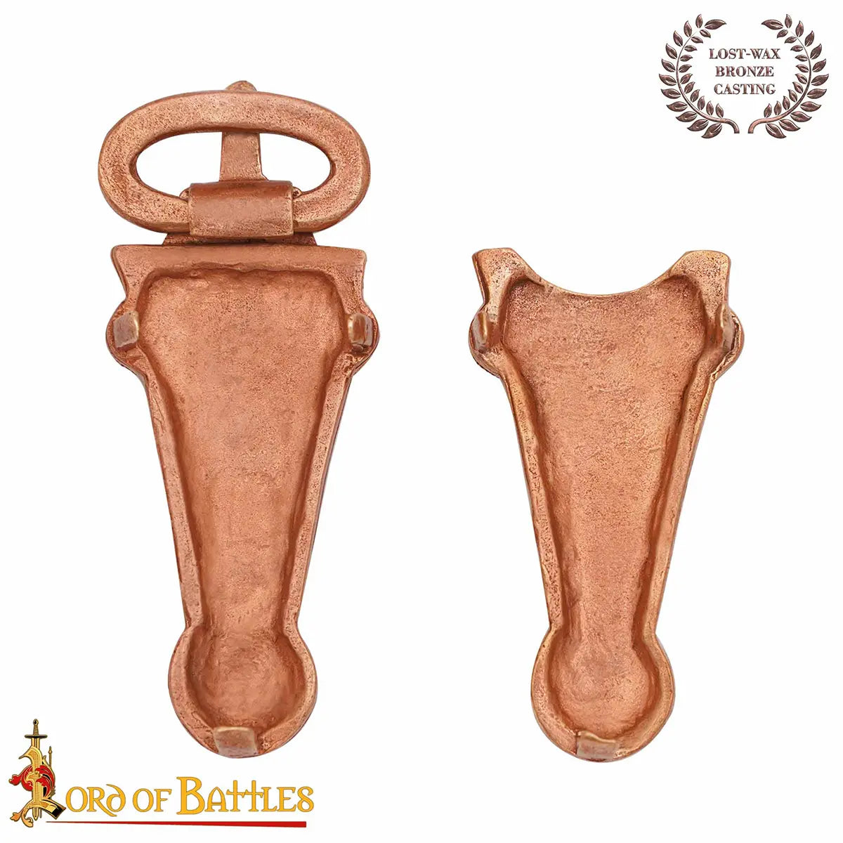 Authentic Bronze Viking Belt Buckle with Borre Design