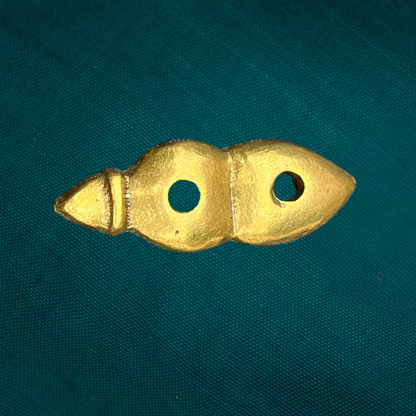 Extrémité de sangle en laiton pour les ceintures d’épée de cintre de rapière du 16ème siècle