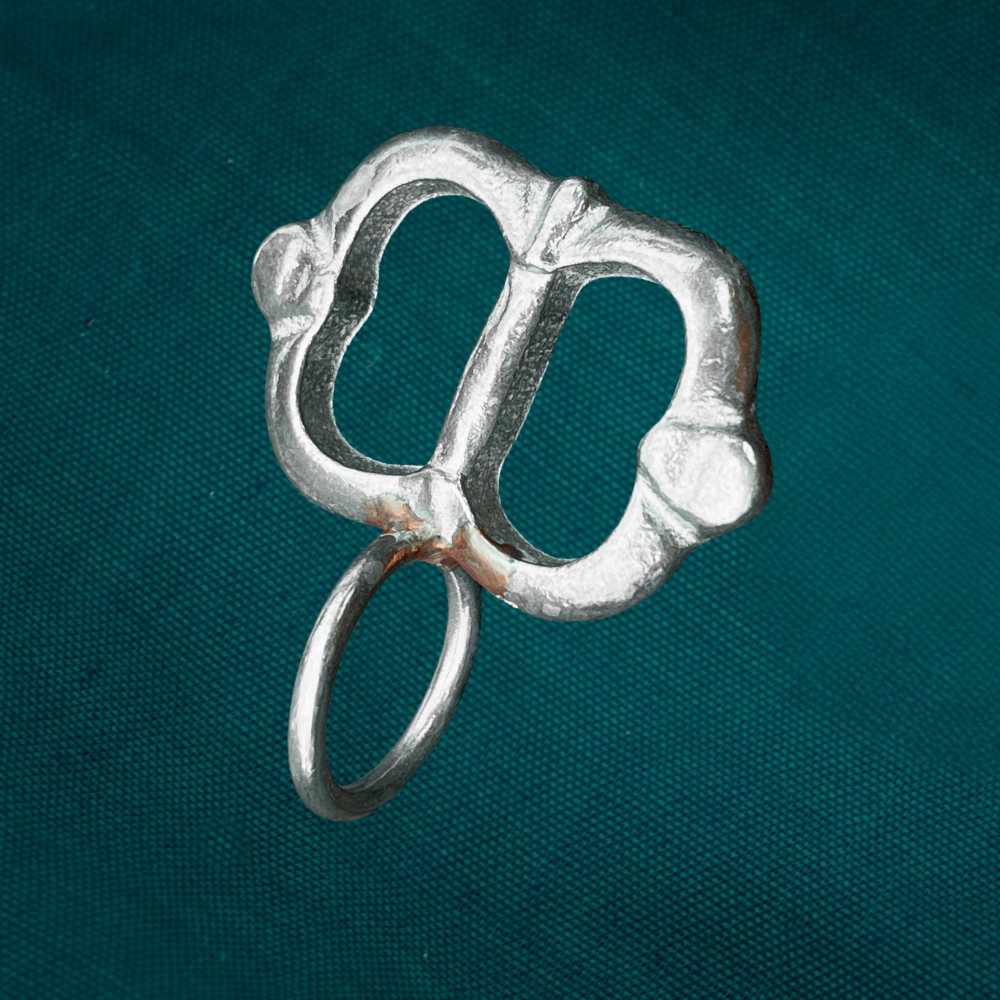 Boucles coulissantes en laiton ou en argent avec boucles pour cintres de ceinture à rapière