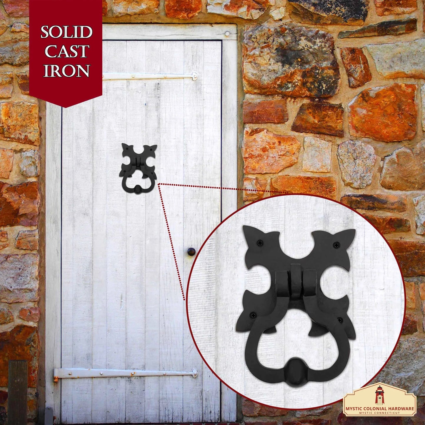 Four Point Medieval Door Knocker