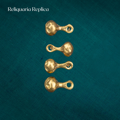 Medieval Brass Buttons (set of4)