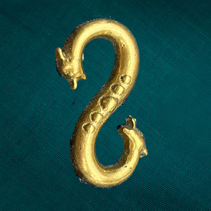 Brass Snake Hooks for Renaissance Rapier Belts