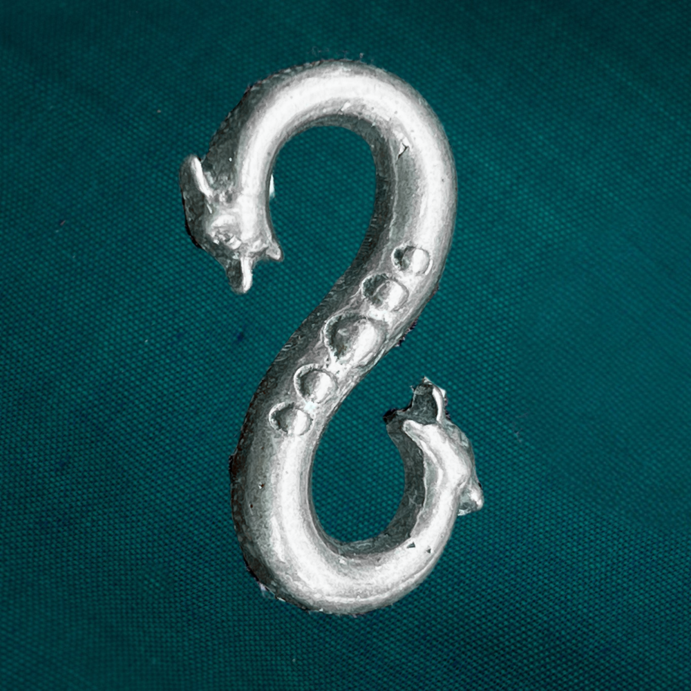 Brass Snake Hooks for Renaissance Rapier Belts