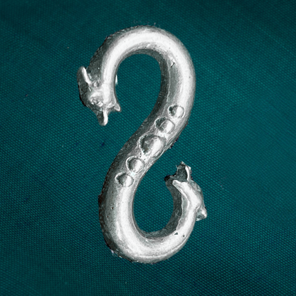 Brass Snake Hooks for Renaissance Rapier Belts