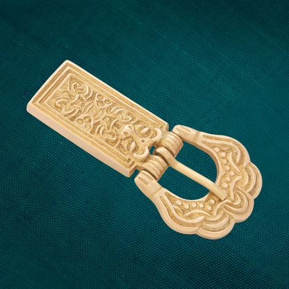 Brass Belt Buckle for Viking Reenactment - 10th century