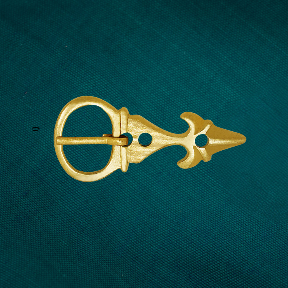 Medieval Buckle - arrow like (set of two)