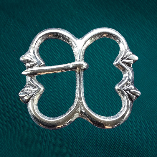 Silver Spectacle buckle - renaissance style