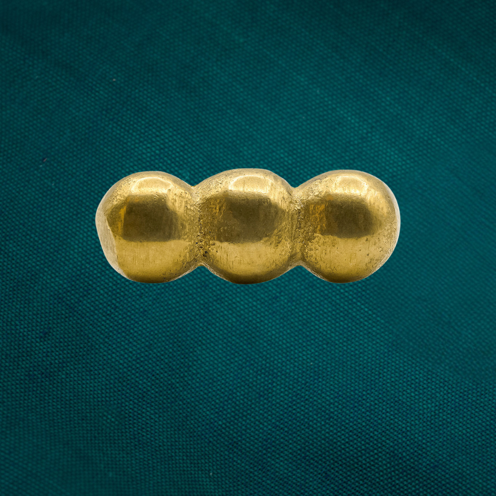 Medieval Brass Studs - 3 circles