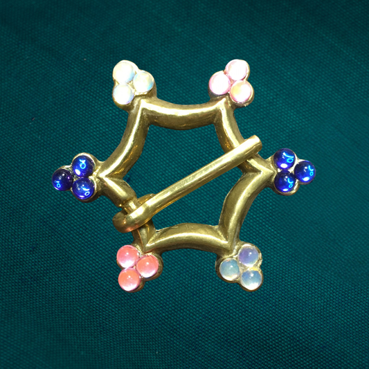Broche Médiévale Décorative Sexfoil