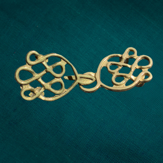 Viking Cloak Clasps - Interlaced Loops