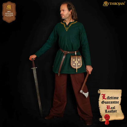 Replica Tarsoly Pouch for Viking reenactors - Authentic Medieval Replica