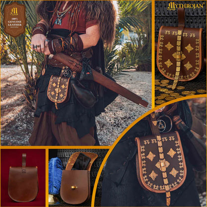 Replica Tarsoly Pouch for Viking reenactors - Authentic Medieval Replica